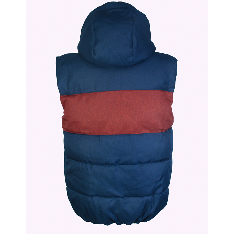 Men's Autumn Winter Waterproof Windproof Daily 3M Rolled Heavy Padding Vests